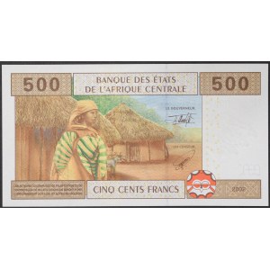 États d'Afrique centrale, Cameroun (E, à partir de 2002 U), 500 Francs 2002