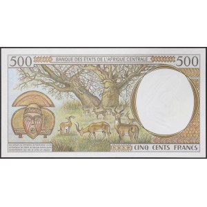 États d'Afrique centrale, Tchad (P, de 2002 C), 500 Francs