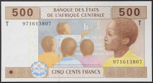 Stati dell'Africa centrale, Congo (C, dal 2002 T), 500 franchi 2002