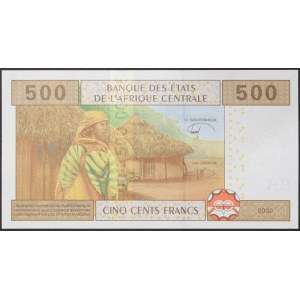 Stati dell'Africa centrale, Congo (C, dal 2002 T), 500 franchi 2002