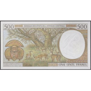 Stati dell'Africa centrale, Guinea equatoriale (N, dal 2002 F), 500 franchi 1993-99