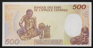 Čad, republika (1960-dátum), 500 frankov 01/01/1986