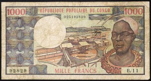 Congo, République démocratique (1960-date), 1.000 Francs 01/04/1978