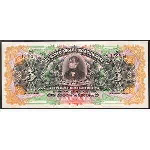 Costa Rica, Repubblica (1848-data), 5 Colones 1903-17