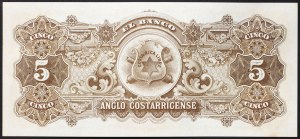Costa Rica, Republic (1848-date), 5 Colones 1903-17
