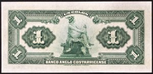 Costa Rica, Republic (1848-date), 1 Colon 1917