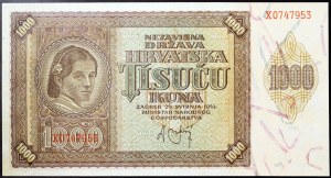 Chorvátsko, Nezávislý štát Chorvátsko (1941-1945), 100 kun 26/05/1941