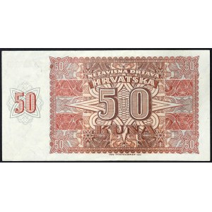 Croatie, État indépendant de Croatie (1941-1945), 50 Kuna 26/05/1941