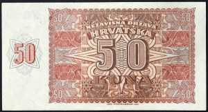 Croatie, État indépendant de Croatie (1941-1945), 50 Kuna 26/05/1941