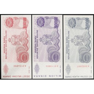 Croatie, République (1991-date), Lot 3 pcs.