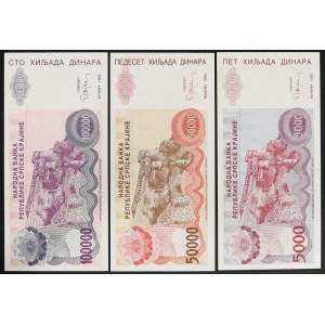 Croazia, Repubblica (1991-data), Lotto 3 pezzi.