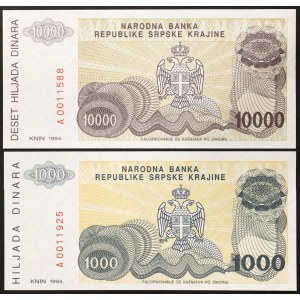 Croazia, Repubblica (1991-data), Lotto 2 pezzi.