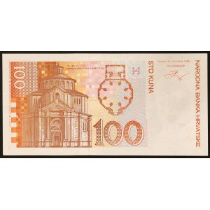 Croatie, République (depuis 1991), 100 Kuna 31/10/1993