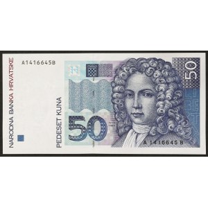 Croatia, Republic (1991-date), 50 Kuna 31/10/1993