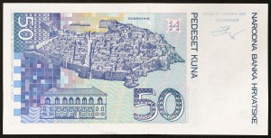 Kroatien, Republik (seit 1991), 50 Kuna 31/10/1993