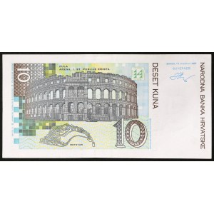 Croatia, Republic (1991-date), 10 Kuna 15/01/1995