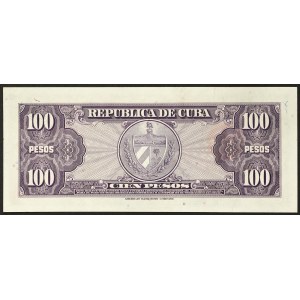 Cuba, République (1868-date), 100 Pesos 1950