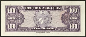Cuba, République (1868-date), 100 Pesos 1950