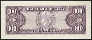 Kuba, Republika (1868-dátum), 100 pesos 1958