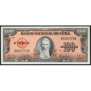 Cuba, Republic (1868-date), 100 Pesos 1959