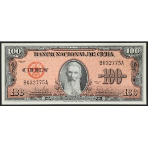 Cuba, Repubblica (1868-data), 100 Pesos 1959