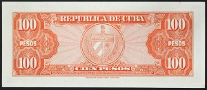 Cuba, Repubblica (1868-data), 100 Pesos 1959