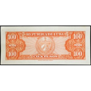 Kuba, Republik (ab 1868), 100 Pesos 1959