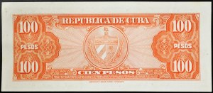 Kuba, Republik (ab 1868), 100 Pesos 1959