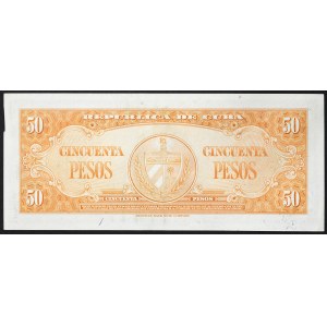 Cuba, République (1868-date), 50 Pesos 1950