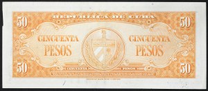 Cuba, Repubblica (1868-data), 50 Pesos 1950