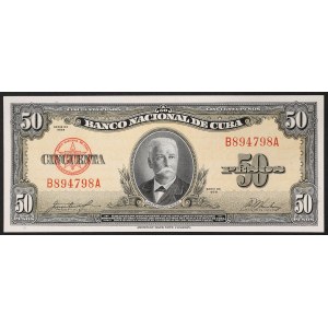 Kuba, Republika (1868-data), 50 pesos 1958