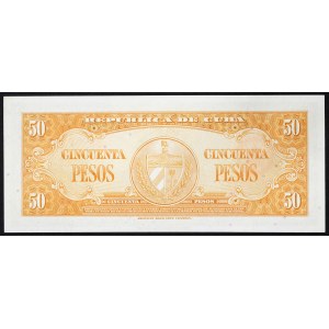 Cuba, Republic (1868-date), 50 Pesos 1958