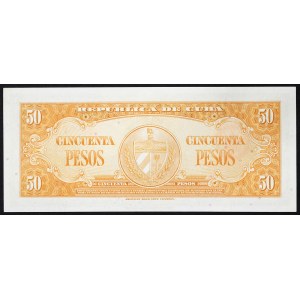 Cuba, Repubblica (1868-data), 50 Pesos 1958