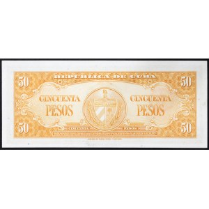 Cuba, Republic (1868-date), 50 Pesos 1958
