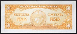 Cuba, Repubblica, 50 Pesos, CE FIRMA DI GHEVARA 1960