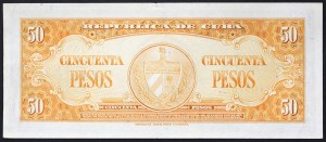 Kuba, republika, 50 pesos, CE GHEVARA'S SIGNATURE 1960