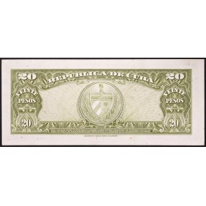 Cuba, Repubblica (1868-data), 20 Pesos 1960