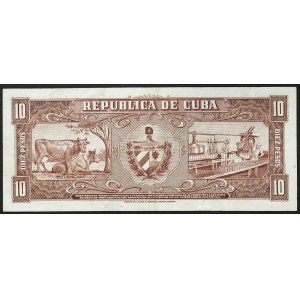 Kuba, republika (1868-data), 10 pesos 1956