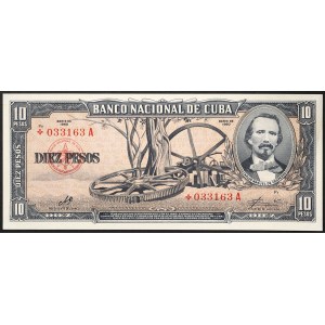 Kuba, Republik (ab 1868), 10 Pesos 1960
