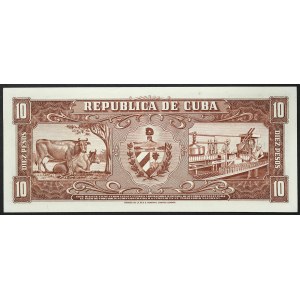 Kuba, republika (1868-data), 10 pesos 1960