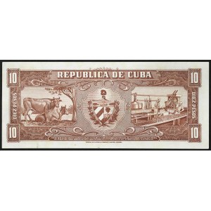 Kuba, Republik, 10 Pesos, CE GHEVARA'S SIGNATURE 1960