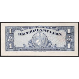 Cuba, Repubblica (1868-data), 1 Peso 1960