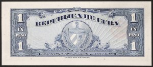 Cuba, République (1868-date), 1 Peso 1960