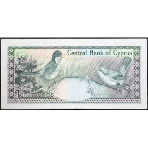 Cyprus, Republika (1963-dátum), 10 libier 01/10/1988
