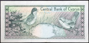 Cyprus, Republic (1963-date), 10 Pounds 01/10/1988