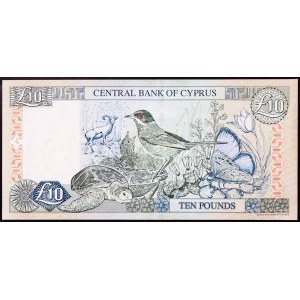 Cyprus, Republika (1963-dátum), 10 libier 01/10/1997