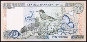 Cyprus, Republika (1963-dátum), 10 libier 01/10/1997