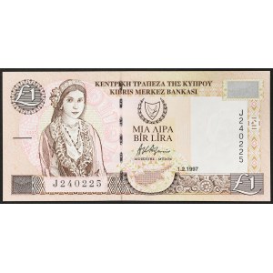 Cyprus, Republic (1963-date), 1 Pound 01/02/1997