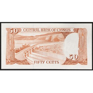 Chypre, République (1963-date), 50 Cents 01/12/1984