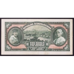 Czechoslovakia, First Republic (1918-1939), 100 Korun 14/01/1920